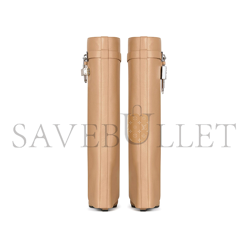 G1uenchy shark lock boots in grained leather be701ke16l-250